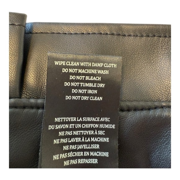 Faux Leather Black Pants | Blank NYC - Size 30 - Picture 10 of 15